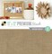 DCWV Single-Sided Specialty Stack 12"X12" 8/Pkg-Natural Burlap